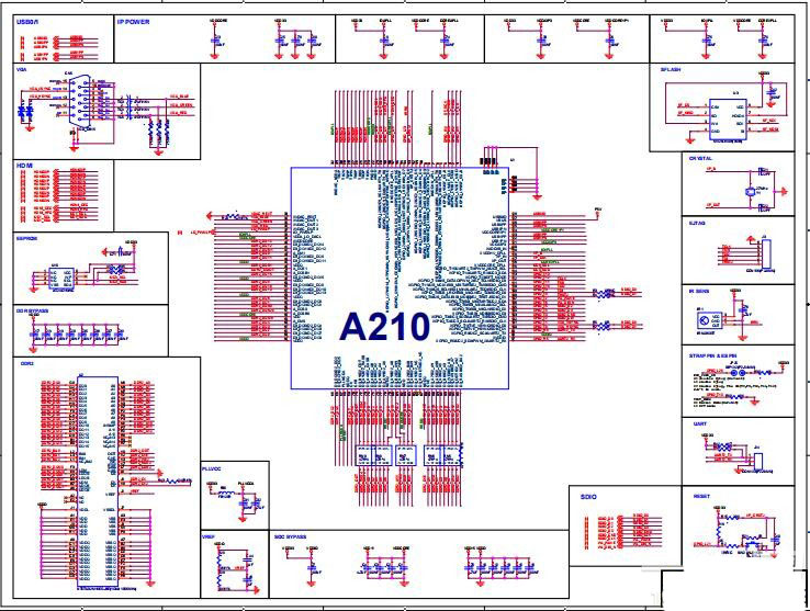 珠海海奇A201 DDR2 PCB电路图参考设计