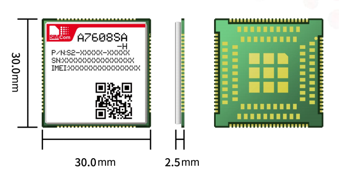 芯讯通SIMCOM代理商 ASR1803 LTE Cat4模组A7608-H系列 A7608SA-H